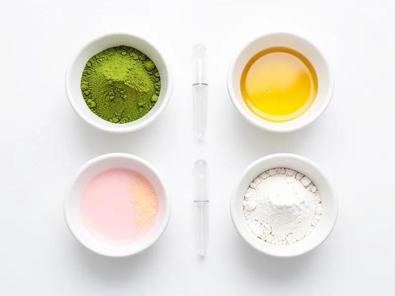 Botanical extract samples for clean beauty formulation consulting