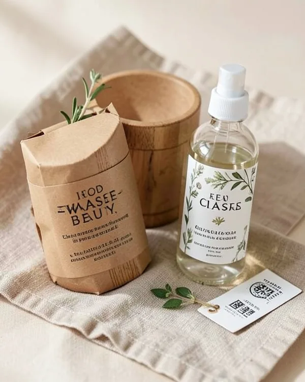 Sustainable zero-waste clean beauty packaging and botanical ingredients